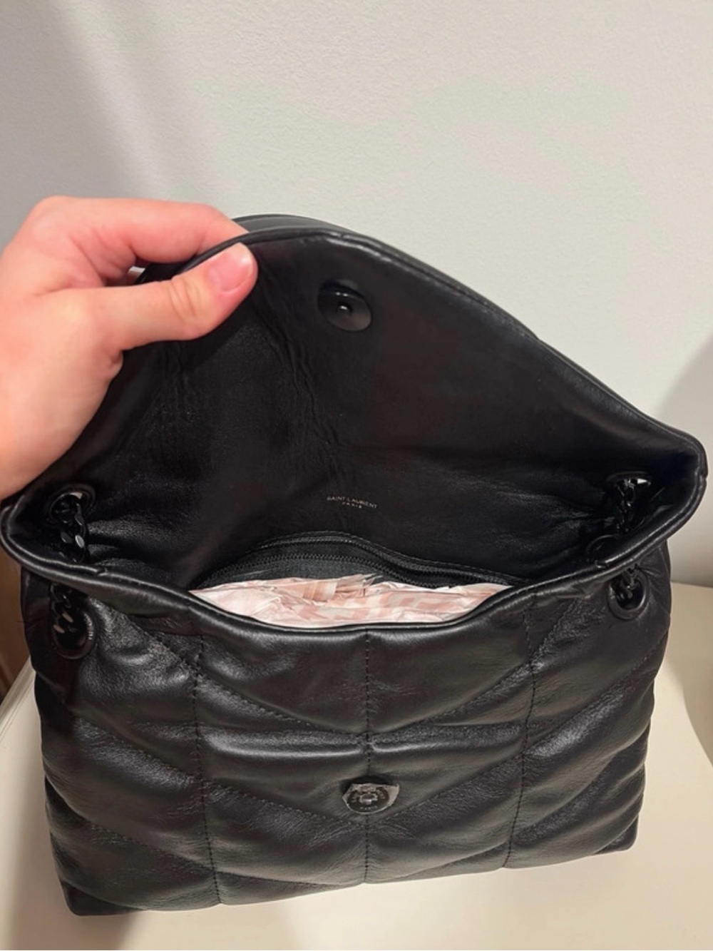 Black Quilted Purse - Picture 4 of 4